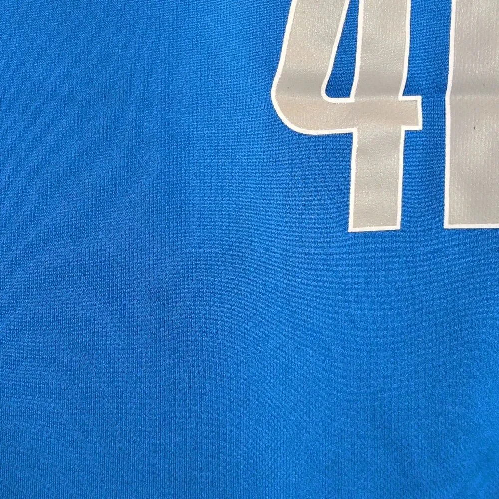 Adidas Dallas Mavericks NBA Dirk Nowitzki 41 Blue Jersey Youth M
